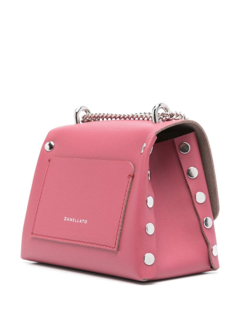Zanellato Postina Bag In Pink Byzantino Calf Leather