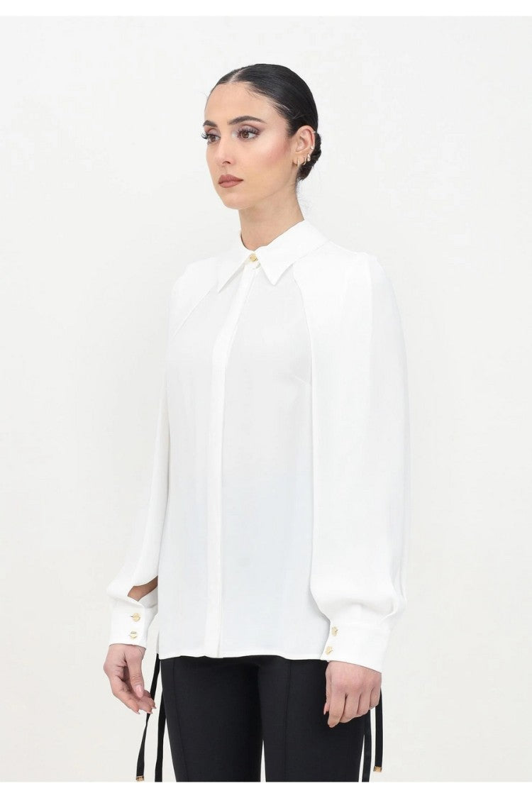 Elisabetta Franchi Ivory Viscose Blouse