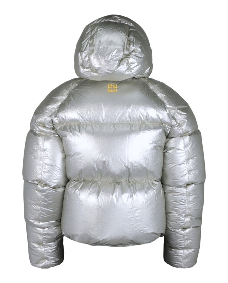 Givenchy Laminated Hooded Zip-Up Puffer Jacket