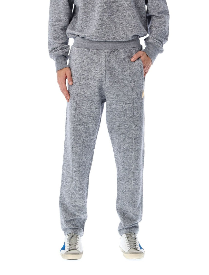 Golden Goose Heathered Grey Relaxed Fit Jogger Pants