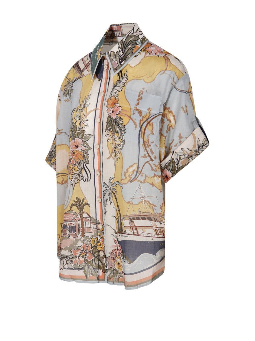 Zimmermann Tallow Relaxed Shirt