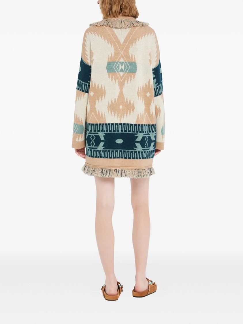 Alanui Icon Jacquard Cashmere Cardigan