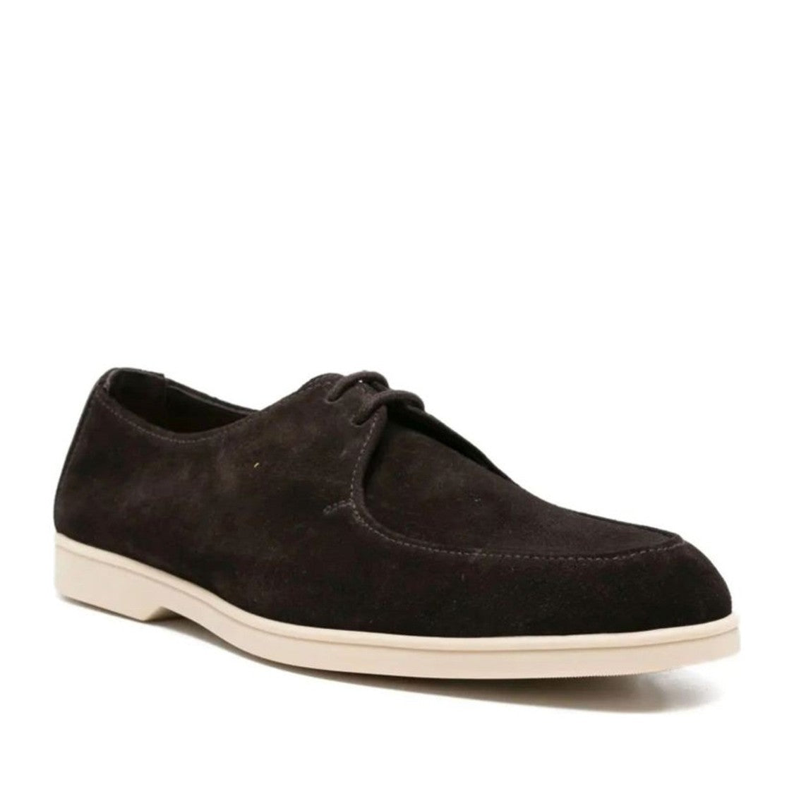 Doucal's Brown Derby Vaschetta Leather Flats
