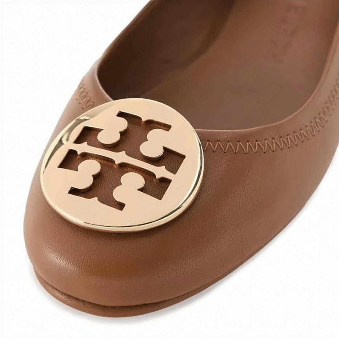 Tory Burch Mini Travel Lambskin Leather Ballerina Flats