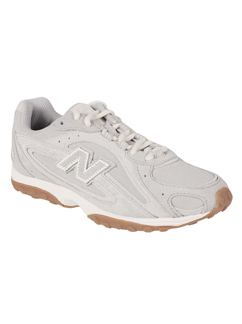New Balance Low-Profile Grey Suede Sneakers With Tonal Details