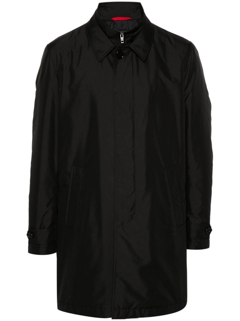 Fay Black Morning Waterproof Coat