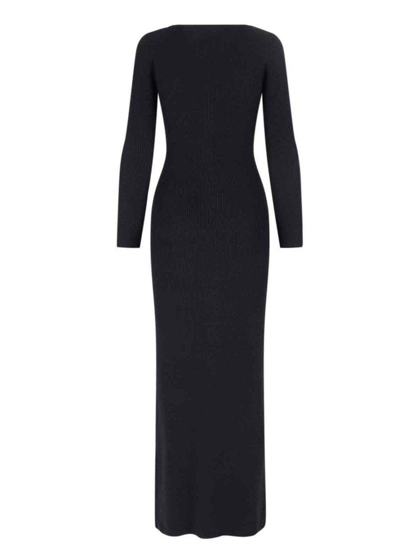 Nili Lotan Nili Lotan "Roxy" Maxi Knitted Dress Black