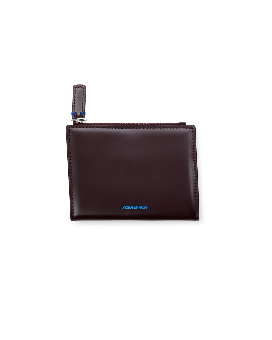 Adererror Slanted Brown Leather Wallet