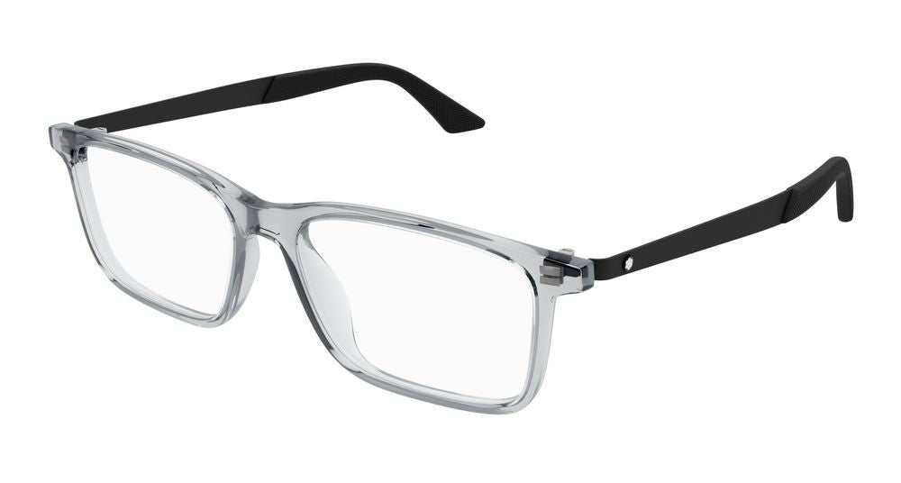 Montblanc Eyeglasses Montblanc Mb0333o 002 Grey Black Transparent 55/17/150