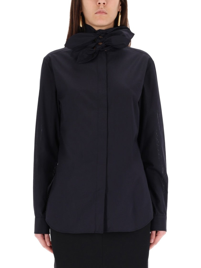 Moschino Long-Sleeve Black Shirt