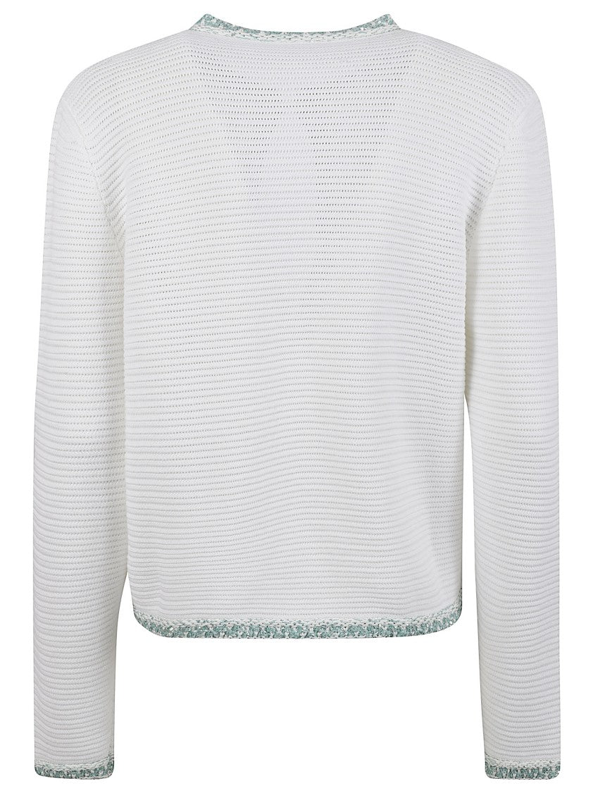 Fabiana Filippi Textured Knit Cropped Sweater