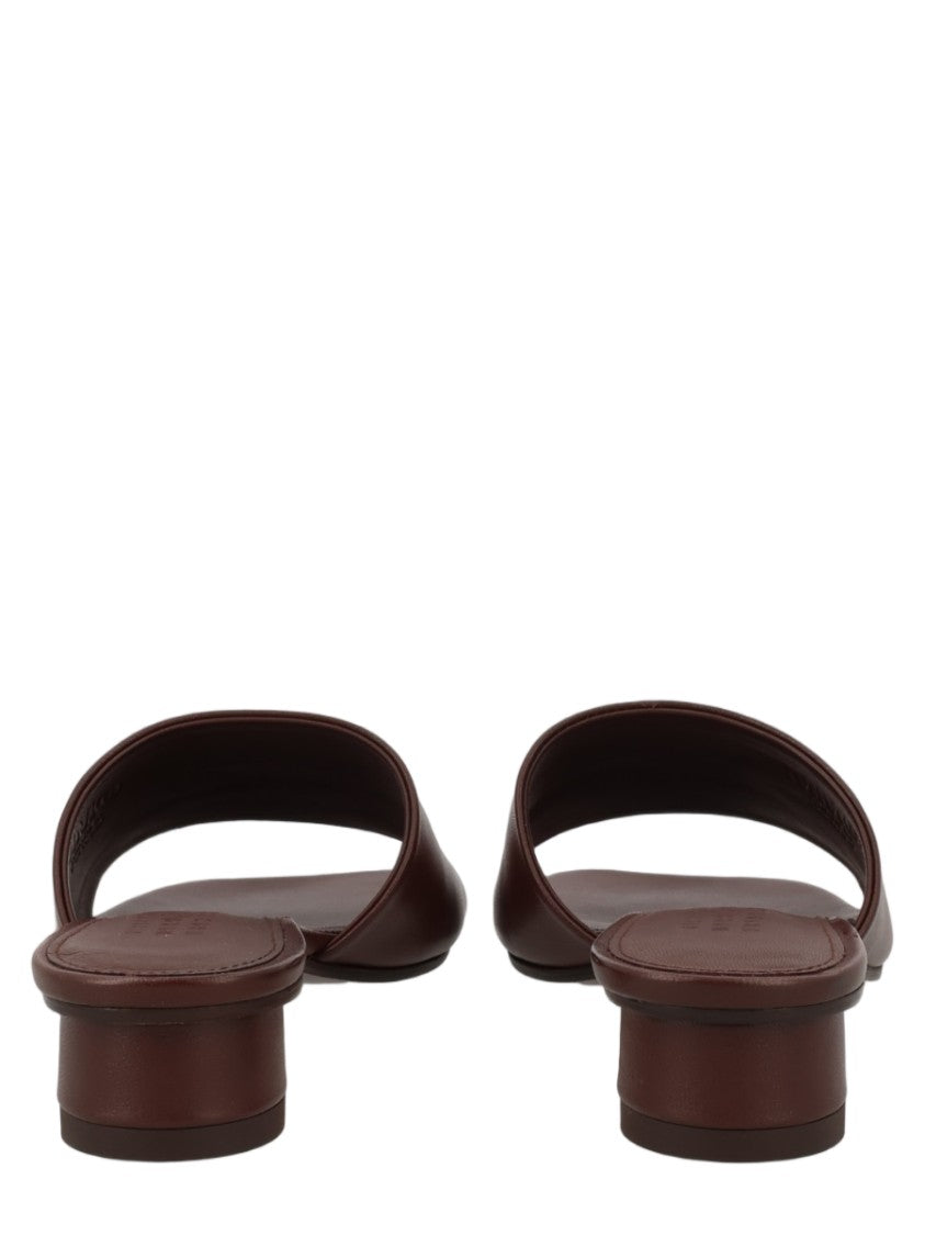 Mm6 By Maison Margiela Anatomic Low-Heeled Embossed Sandals