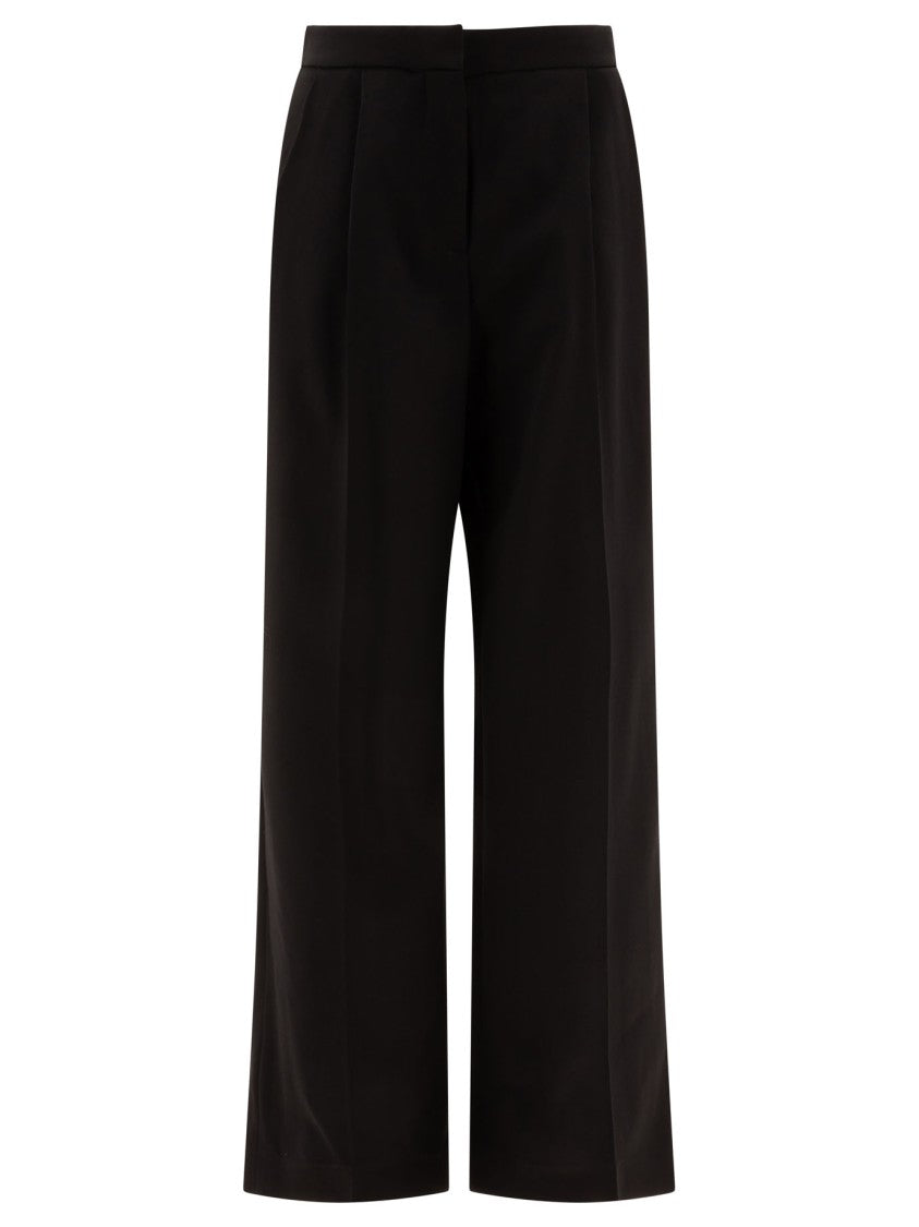 Givenchy Wool Pleated Trousers With High Waist
