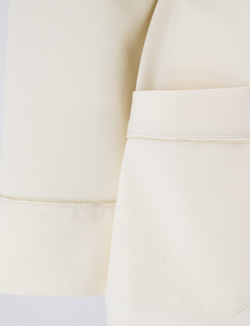 Fabiana Filippi Relaxed Pyjama-Style Jacket With Piping