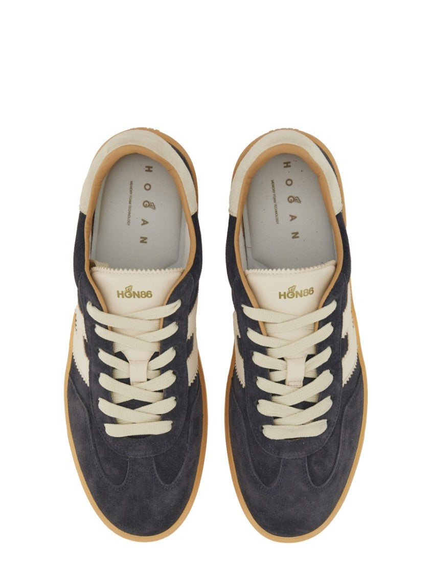 Hogan Cool Minimalistic Low-Top Calfskin Sneakers