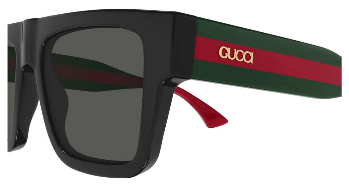 Gucci Sunglasses Gg1868s 001 Black Green Grey 53/19/145
