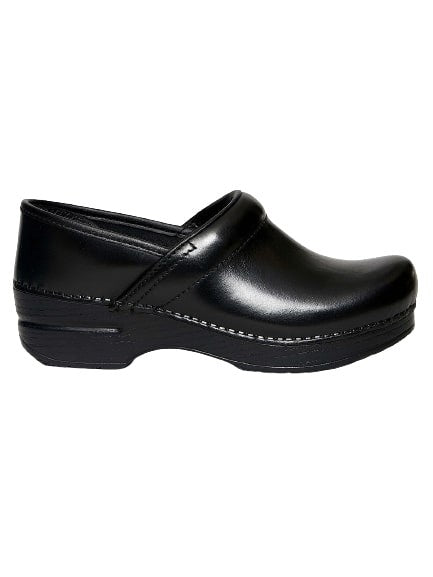 Dansko Professional Clog In Black Shiny Leather