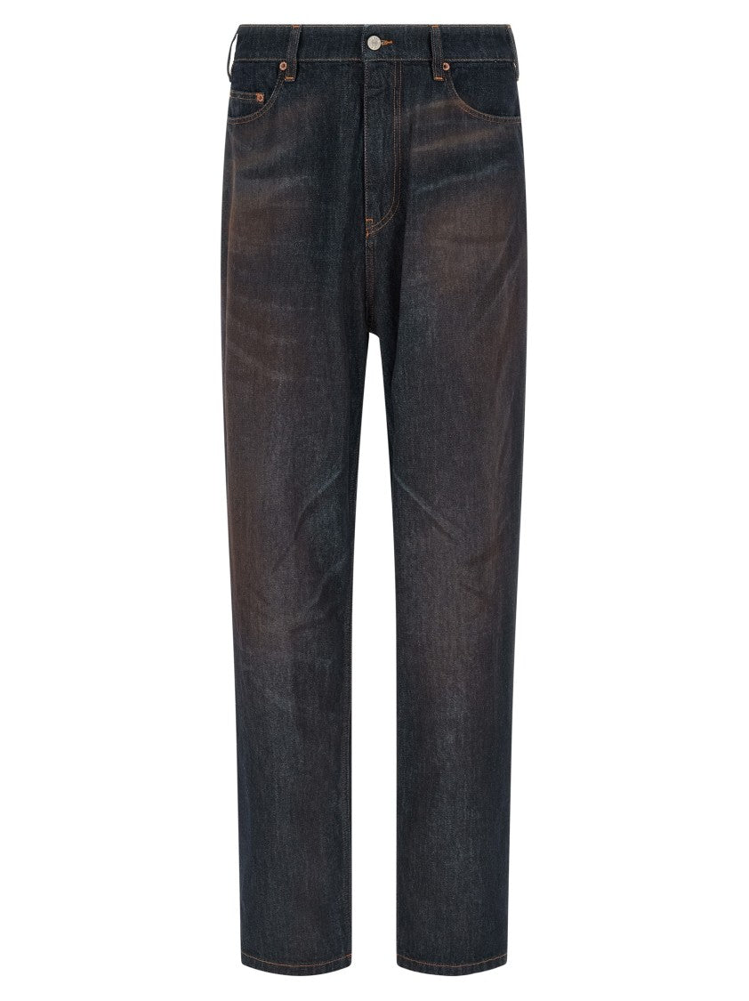 Mm6 By Maison Margiela High-Waist Straight Leg Jeans