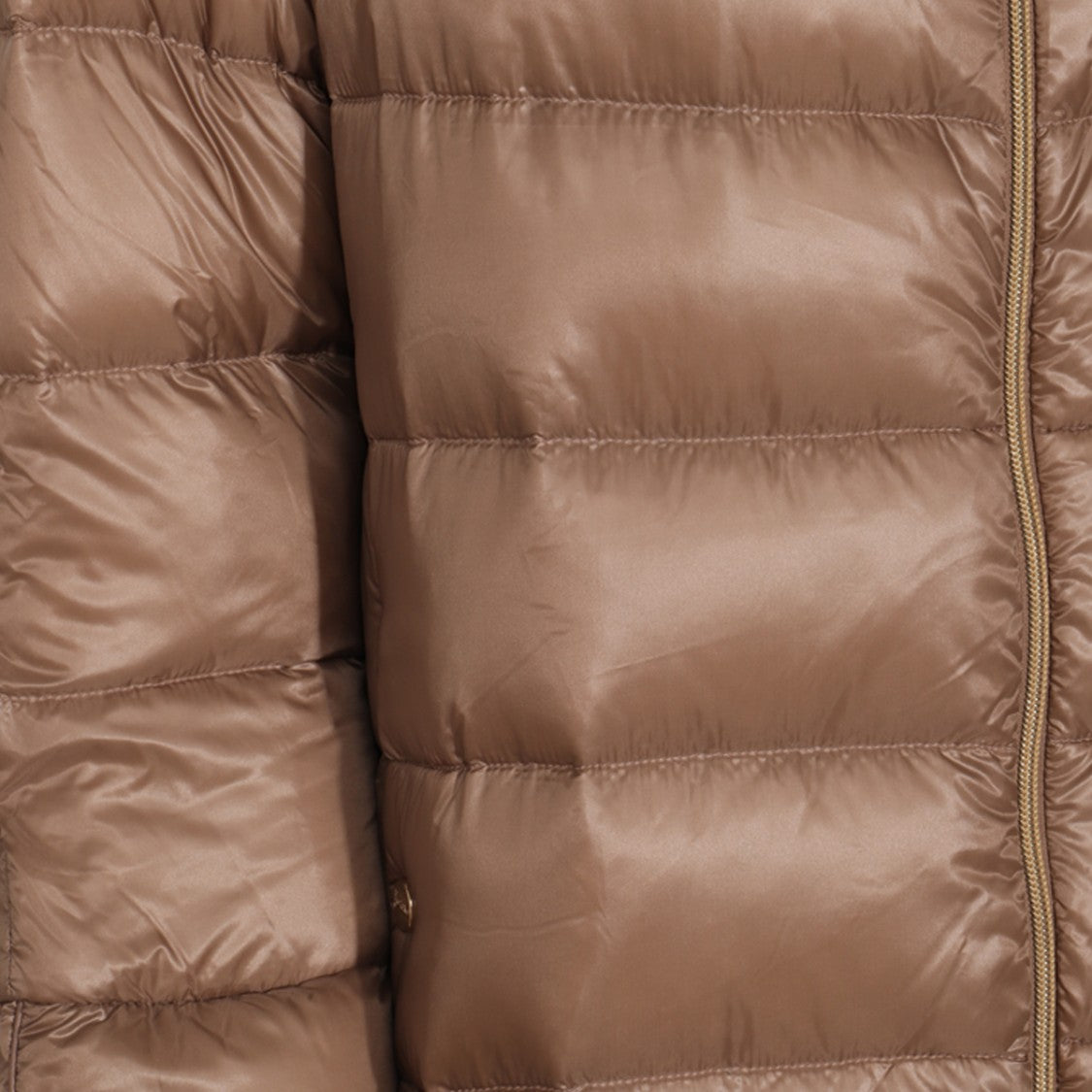 Herno Quilted Puffer Coat With Stand-Up Collar And Full-Length Zipper