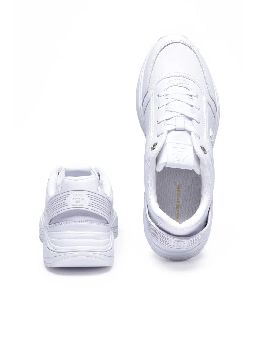 Tommy Hilfiger White Perforated Tech Runner Sneakers