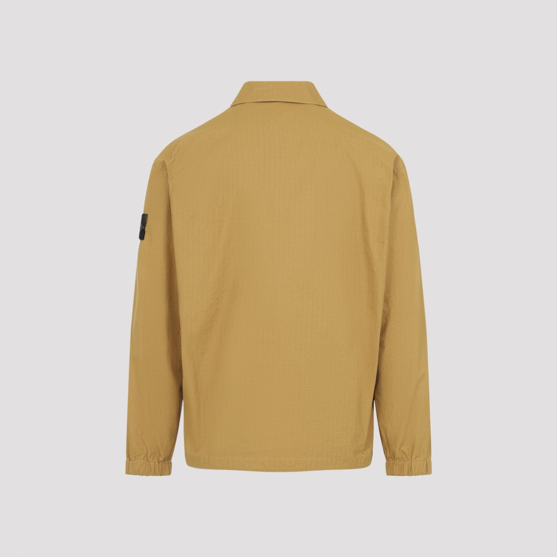 Stone Island Lightweight Cotton Shirt Jacket With Classic Collar