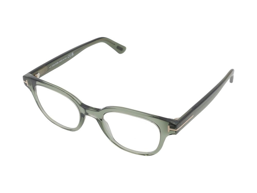 Tom Ford Green Ft6130-B Acetate Square Glasses