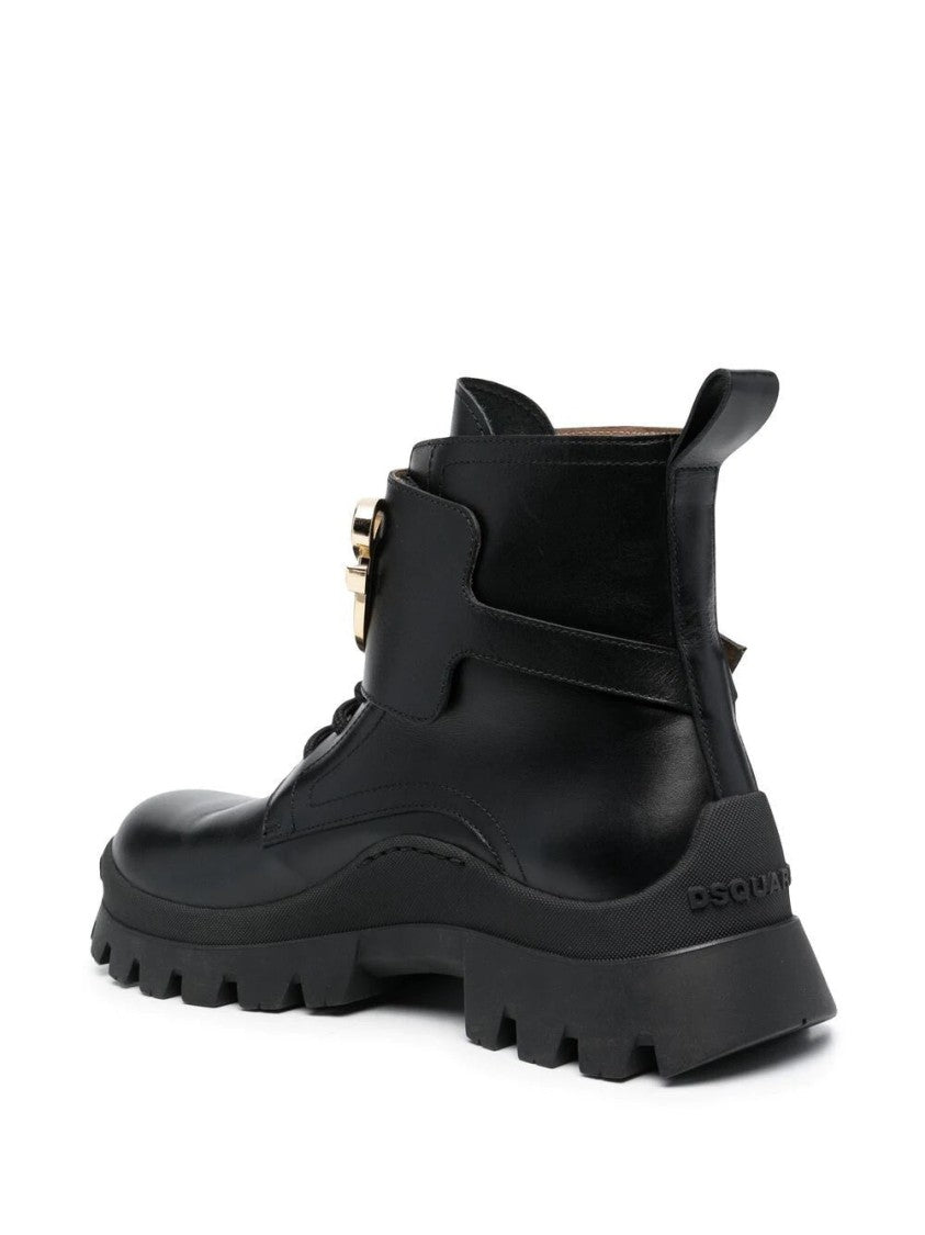 Dsquared2 Chunky Lace-Up Ankle Boots