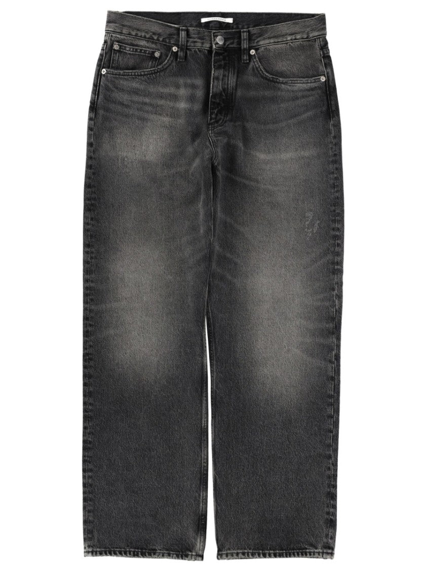 Sunflower Loose Cotton Faded Black Jeans