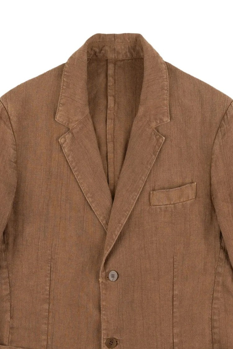 Original Vintage Linen Deconstructed Jacket