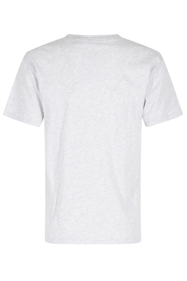 Polo Ralph Lauren Gray Knit Teddy Graphic Printed Cotton T-Shirt