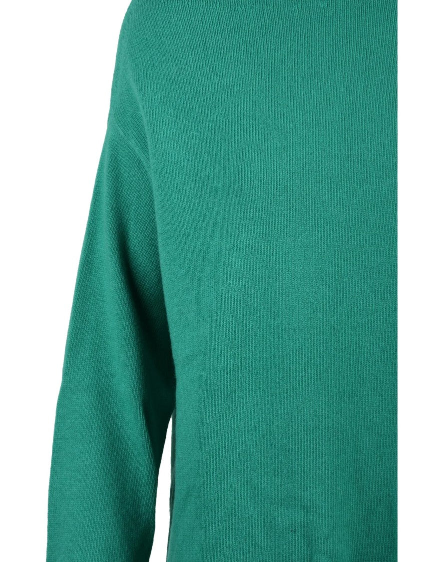 Wood High Neck Pullover Sweater In Virgin Wool And Cashmere Blend