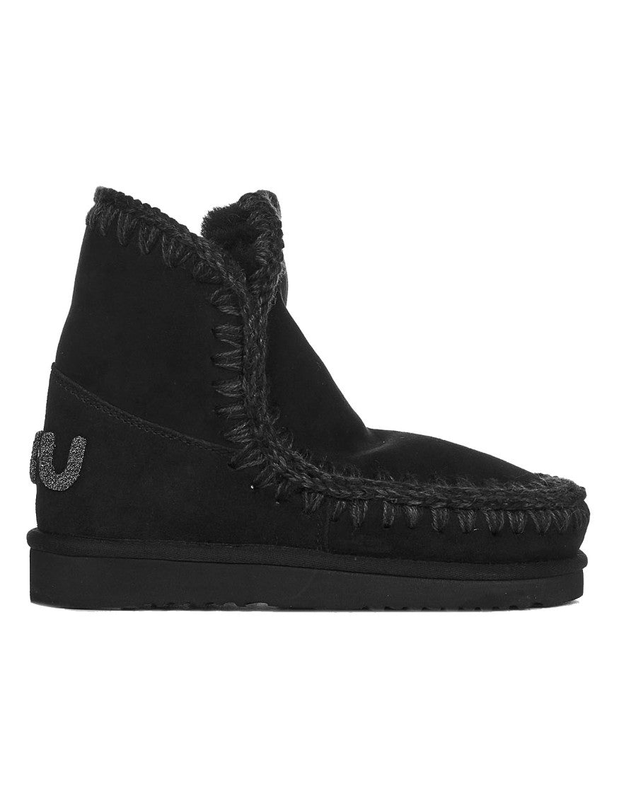 Mou Black Eskimo 18 Ankle Boots