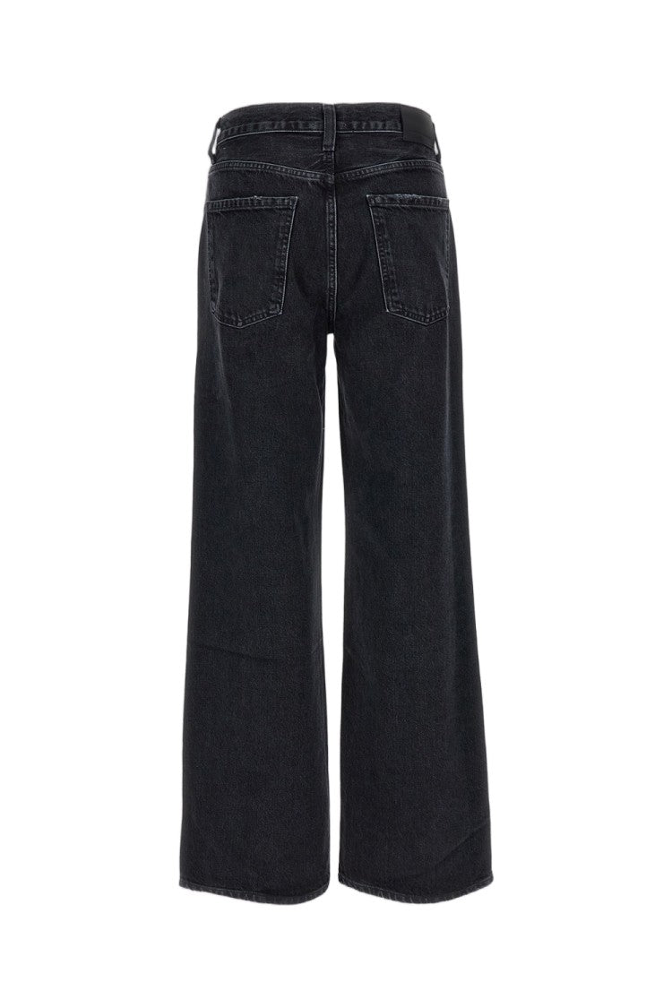 Citizens Of Humanity Black Annina 33In Regenerative Cotton Jeans