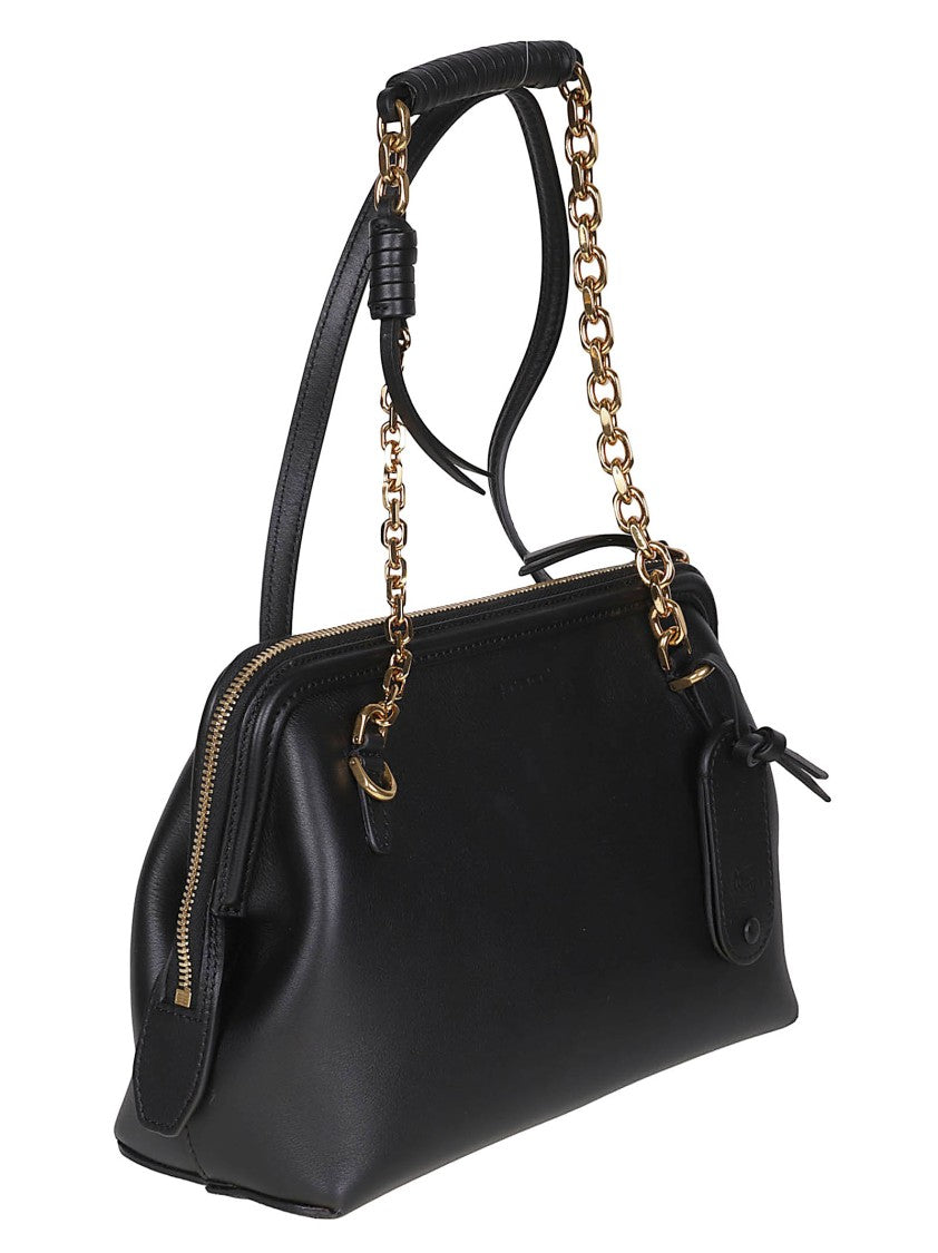 Etro Small Doctor Structured Leather Shoulder Bag