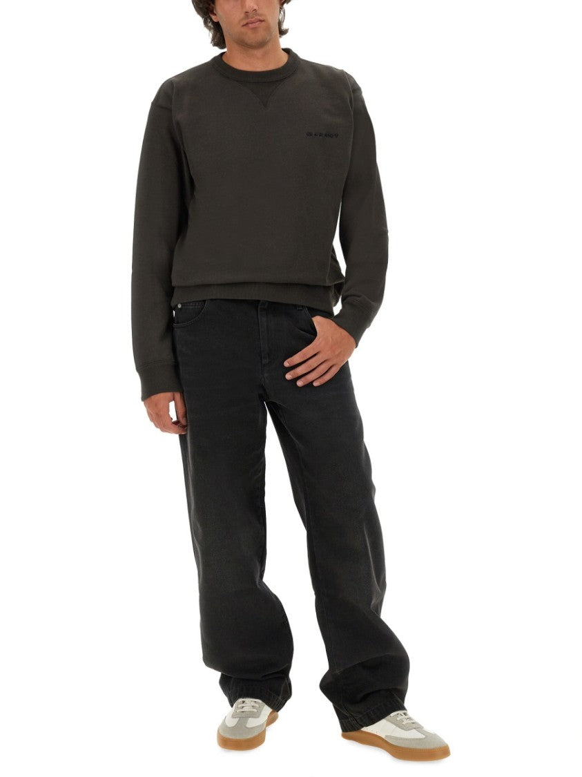 Isabel Marant Relaxed-Fit Black Sweatshirt With Subtle Logo