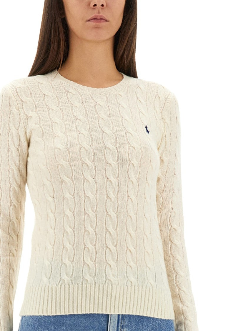 Polo Ralph Lauren Cable-Knit Sweater With Textured Pattern