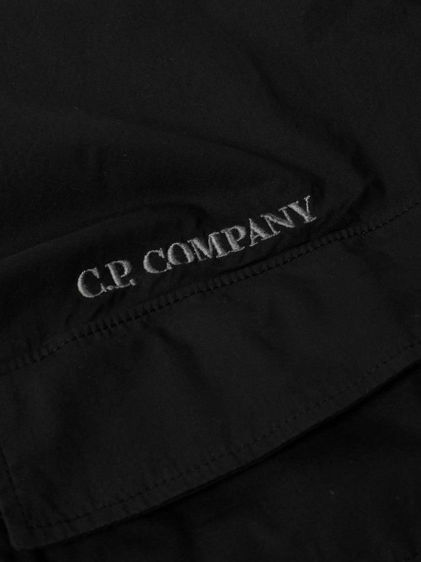 C.P. Company Short-Sleeved Shirt With Relaxed Fit And Utility Pockets