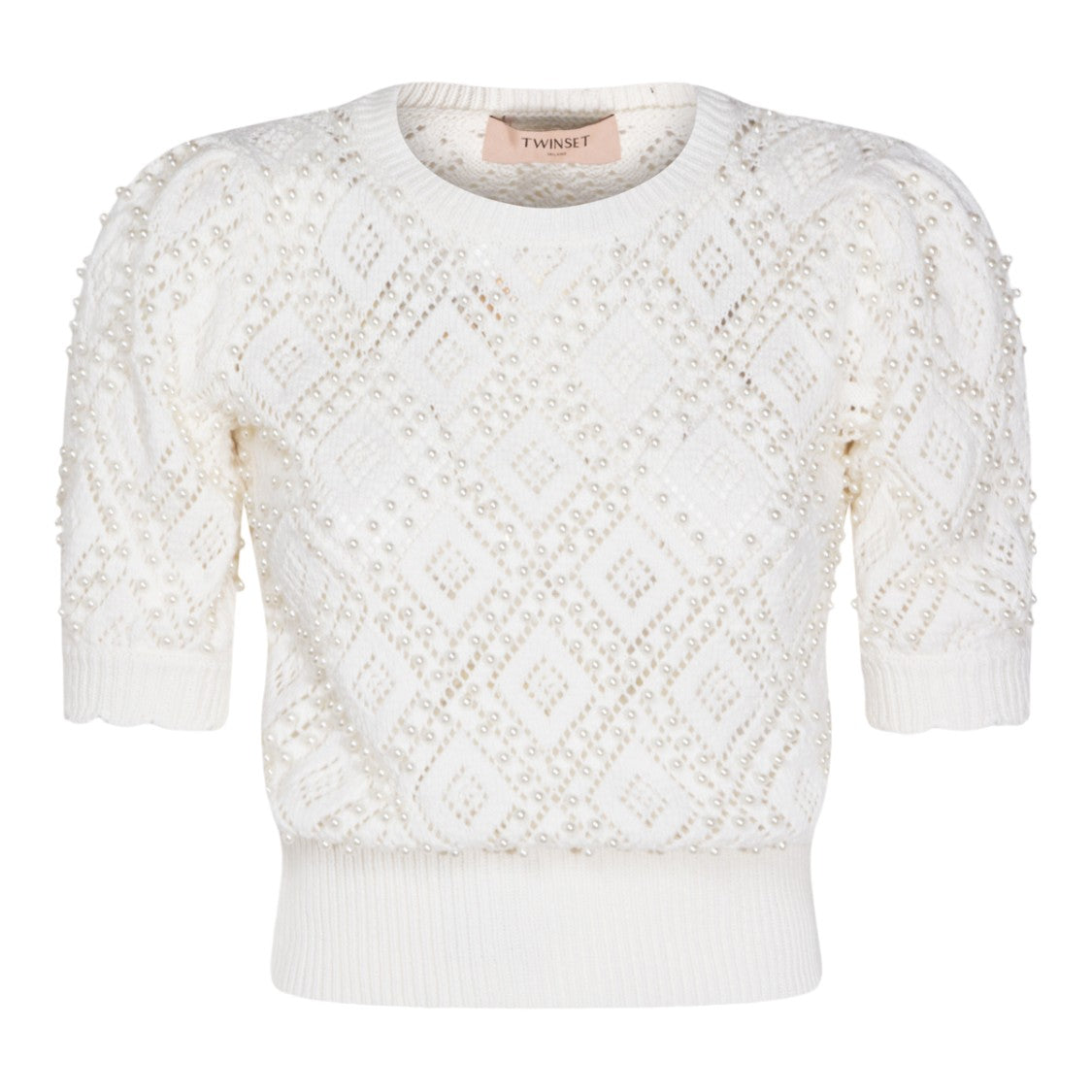 Twin-Set Knit Sweater Collection With Ribbed And Cable Knit Details