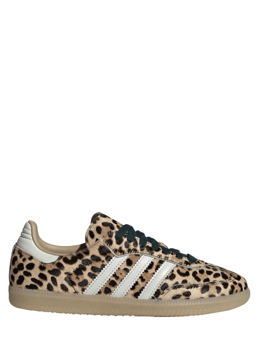 Adidas Multicolor Leopard Suede Samba Sneakers