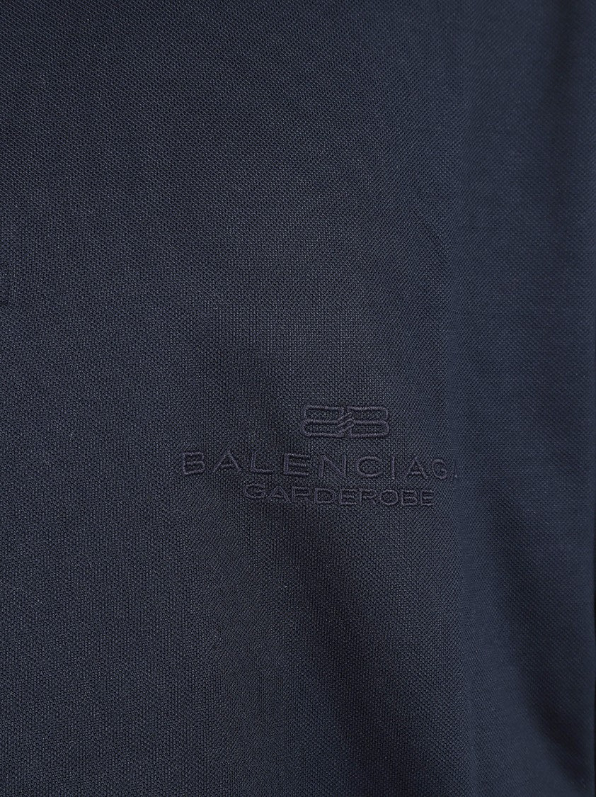 Balenciaga Relaxed-Fit Classic Polo With Embroidered Logo