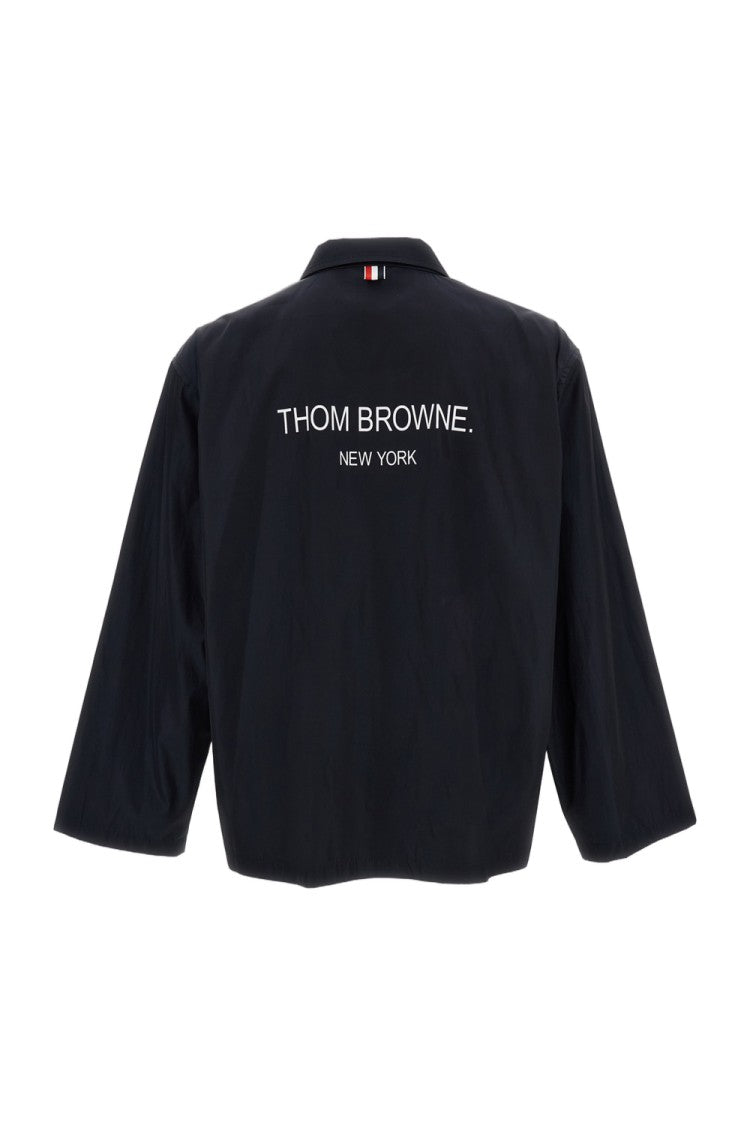 Thom Browne Single-Breast Jacket With Flap Pockets