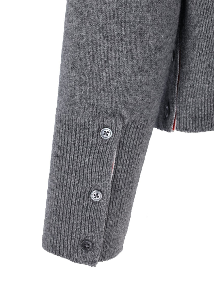 Thom Browne Hector Grey Wool Sweater