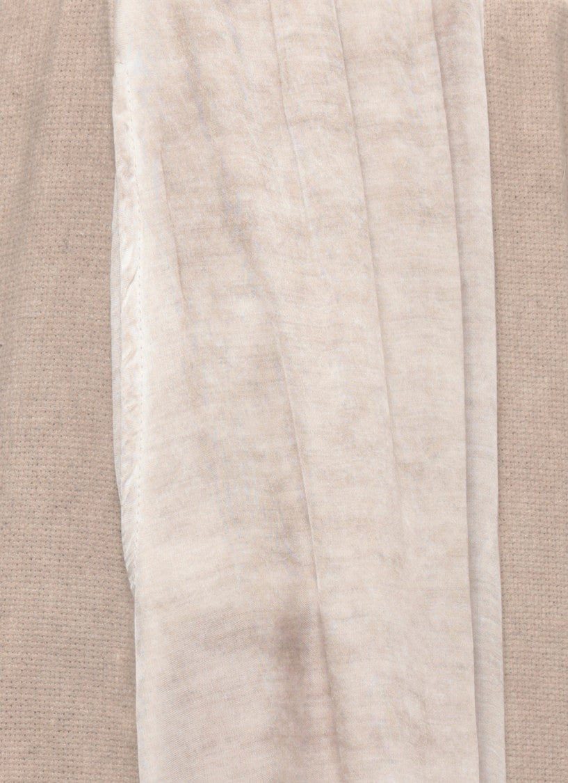 Sanctamuerte Brown Cotton Elastic Waist Wide-Leg Pants