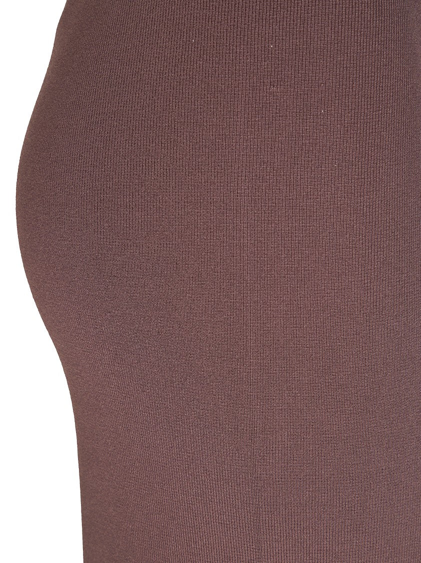 Alpha Studio Smooth Viscose Blend Cropped Trousers