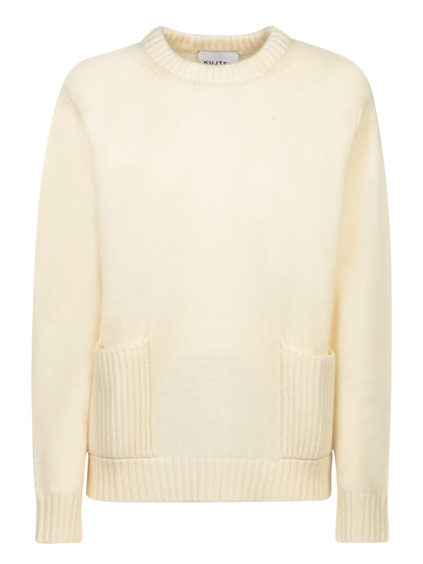 Kujten Knitwear With Cozy Pockets And Refined Texture