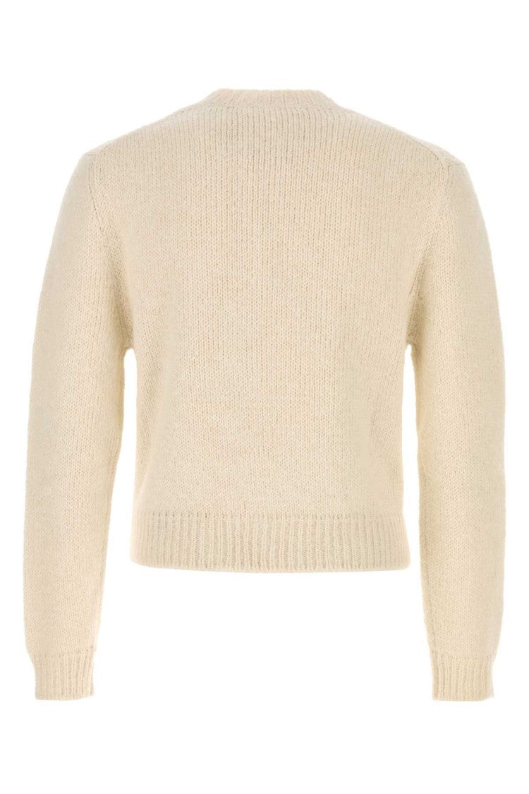 Jil Sander Ivory Alpaca Blend Sweater