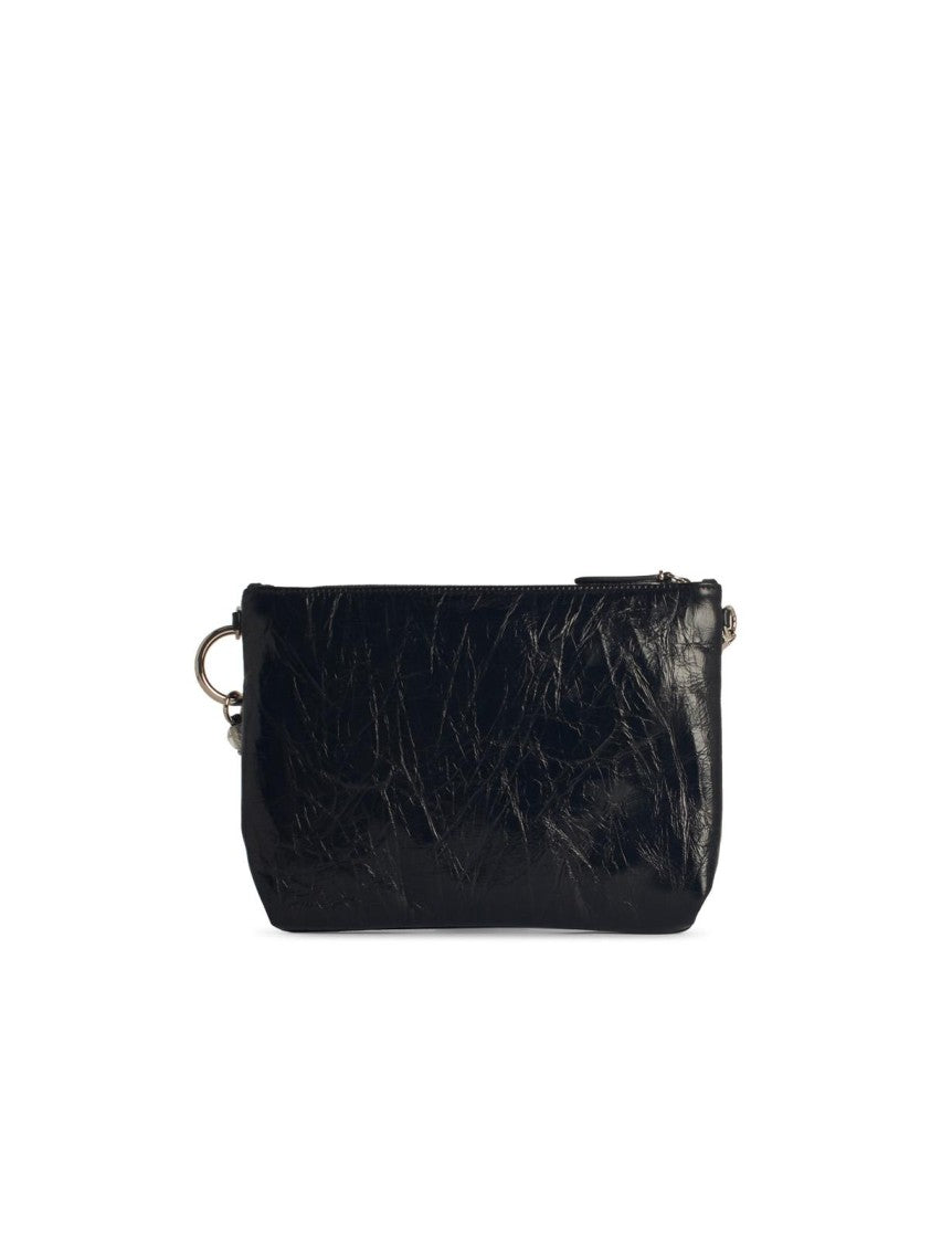 Jimmy Choo Callie' Black Leather Bag