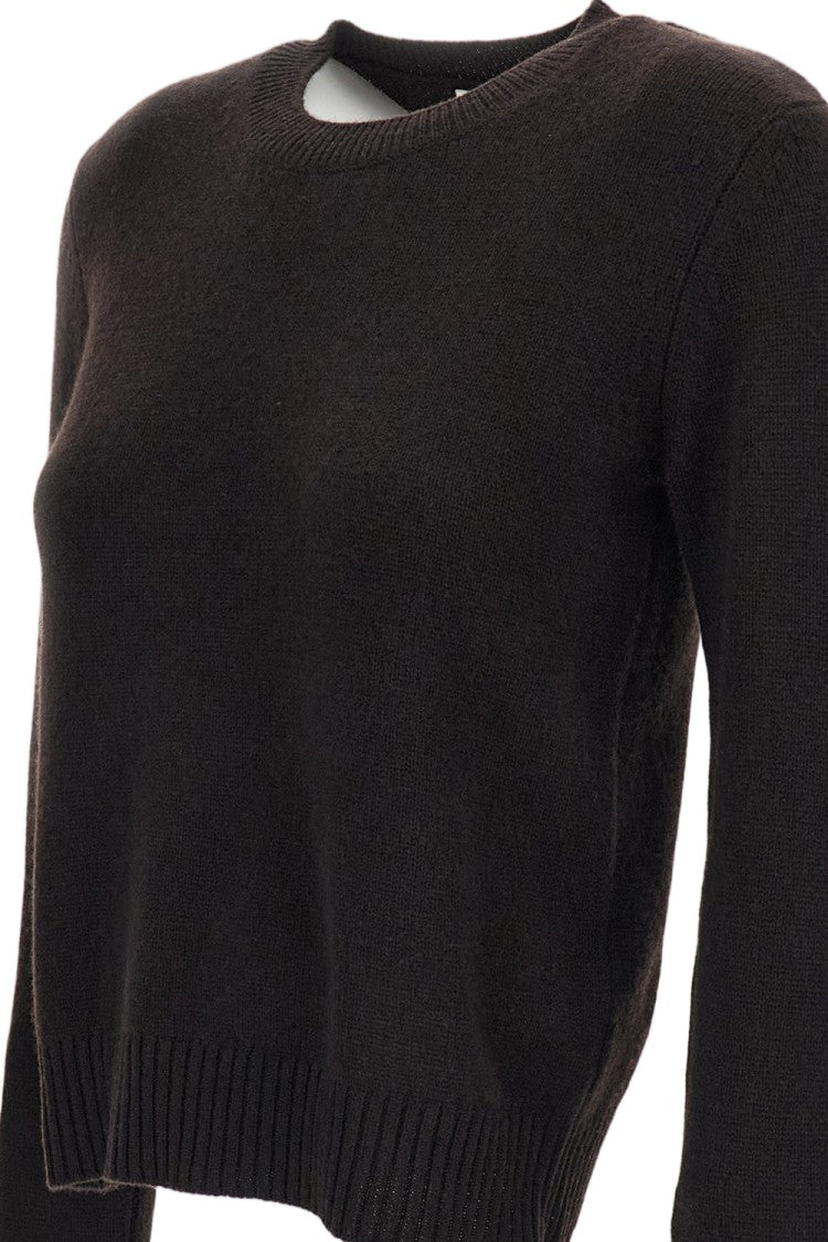 Lisa Yang Brown Mable Mid-Weight Cashmere Sweater