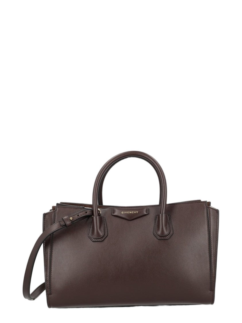 Givenchy Brown Rectangular Detachable Strap Shoulder Bag