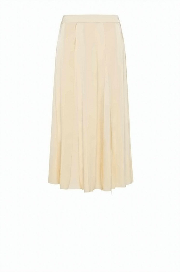 Attic And Barn Soft Vertical Panel Flowing Midi Skirt